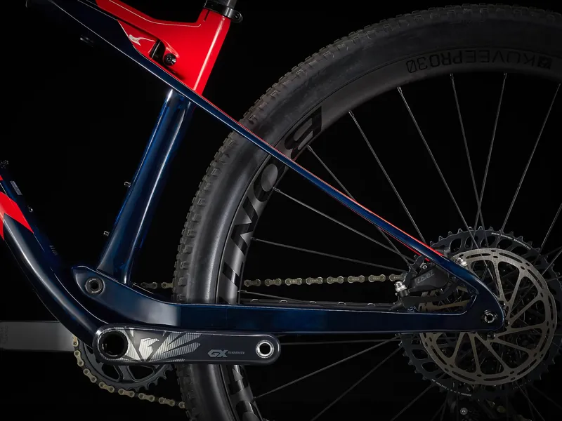 TREK Supercaliber 9.8 GX AXS Full Suspension XC Mountain Bike in Blue-7